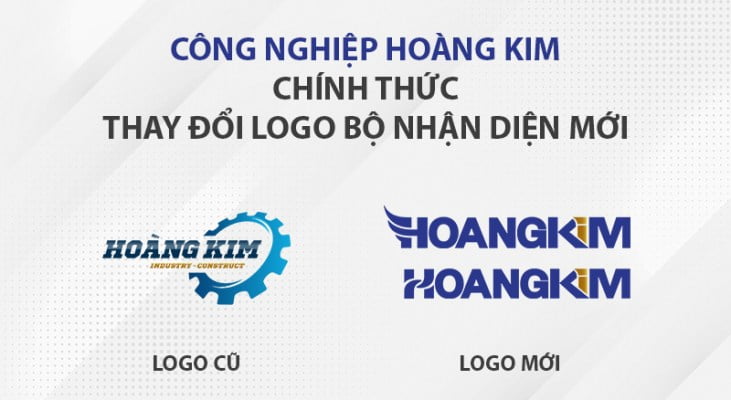 Công Nghiệp Hoàng Kim thay đổi Logo bộ nhận diện thương hiệu mới
