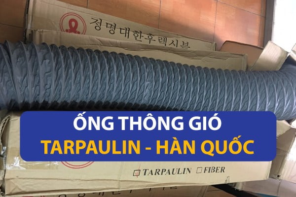 Ống gió mềm vải Tarpaulin Hàn Quốc